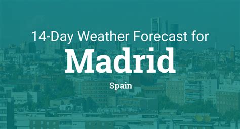 madrid spain weather forecast